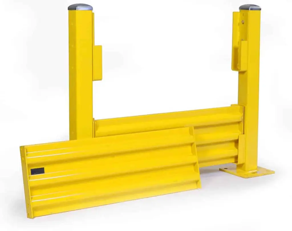 Steel King Warehouse Safety Guard Rail System Slide On