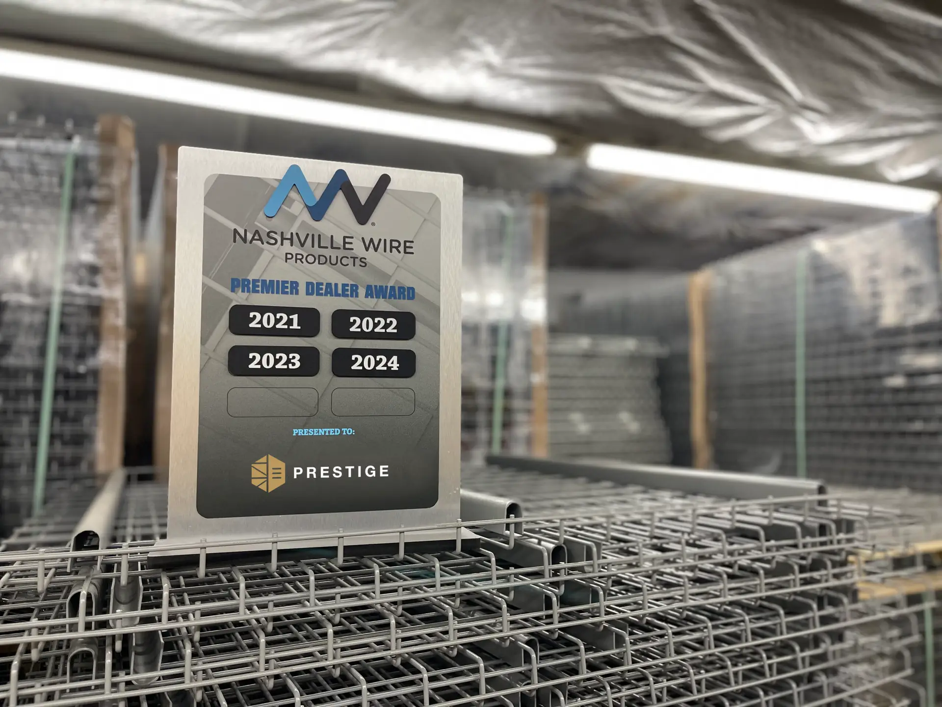 Nashville Wire Products Premier Dealer Award