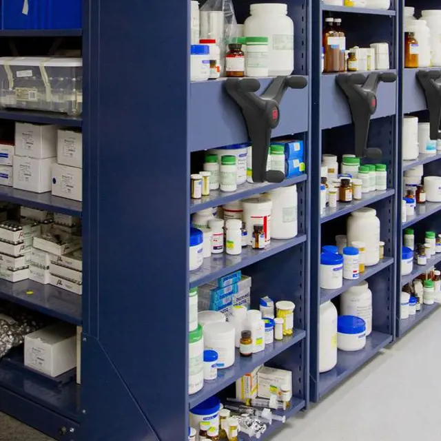 Montel Pharmaceutical Mobile Shelving