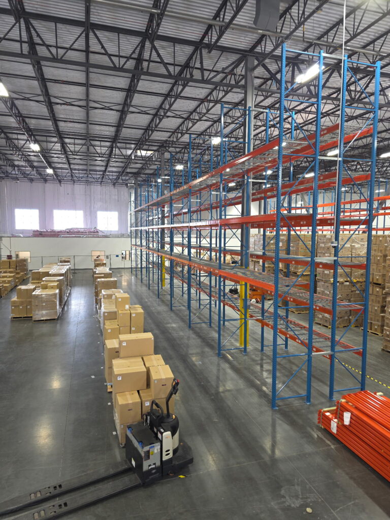 Red Blue Pallet Racking