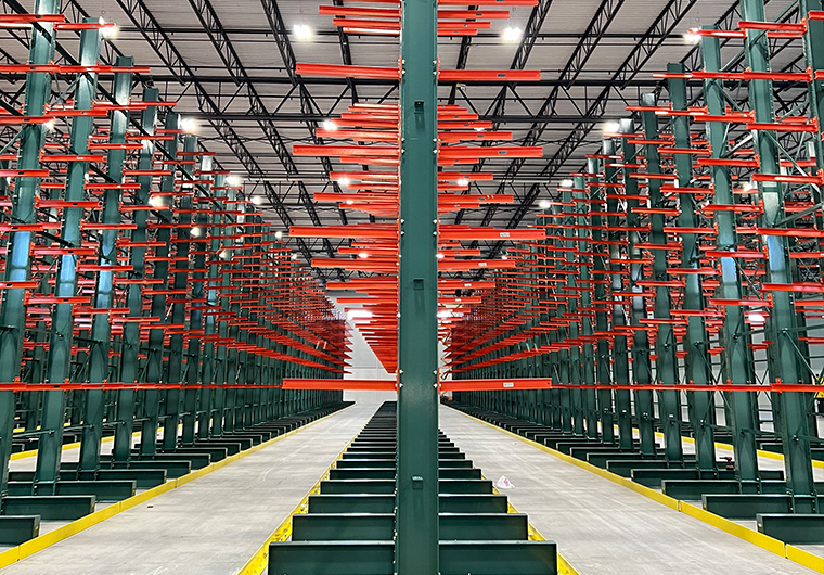 Steel King I Beam Cantilever Racking