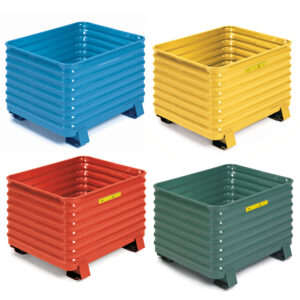 Steel King Round Corner Corrugated Containers