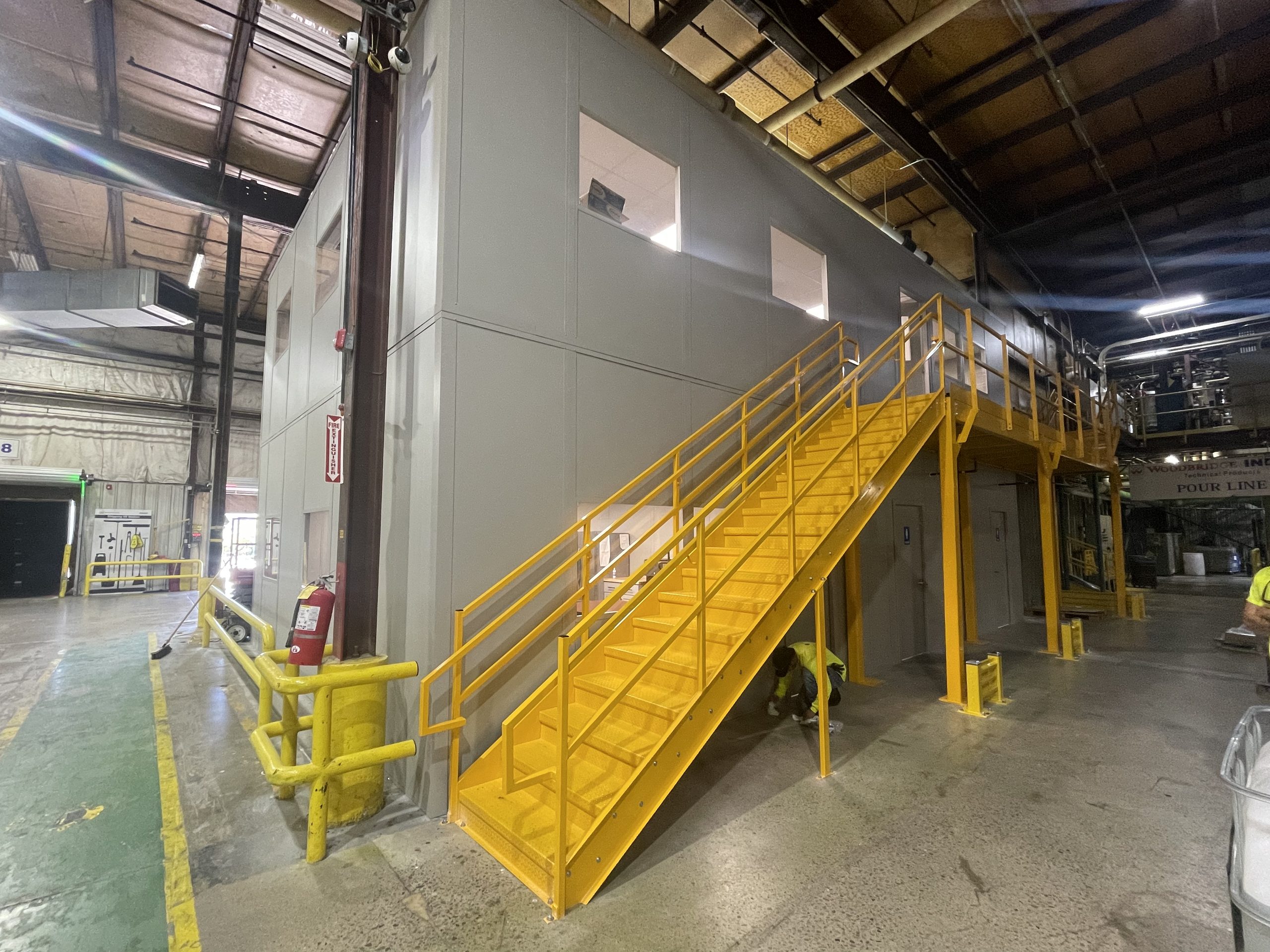 Two-Story Modular Office with Stairs